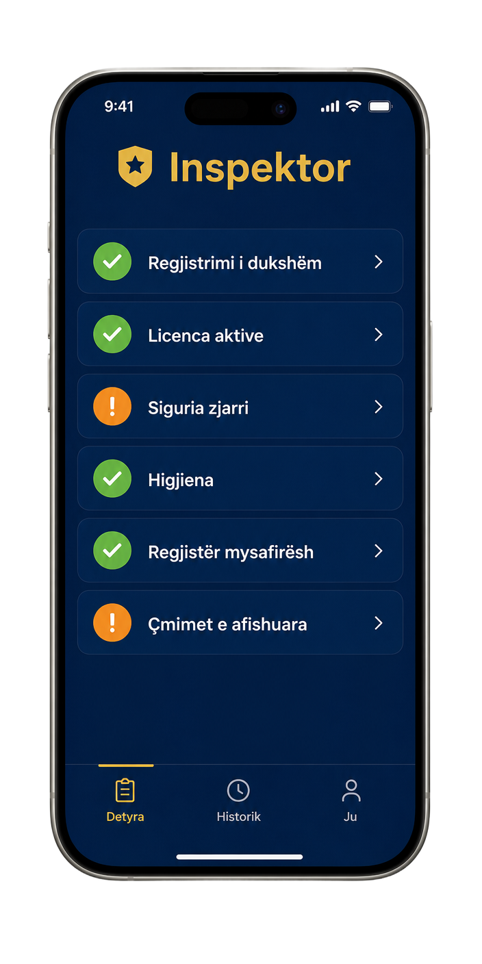 ShkoderStay në iPhone — checklist i inspektorit